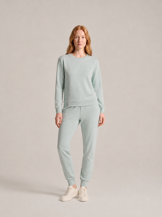 Women's Thermal Lounge Set — Fleece-Lined Sweatshirt & Joggers 2