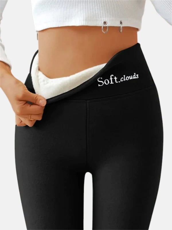 Fleece-Lined Women's Winter Pants — Warm Stretch Fit 1