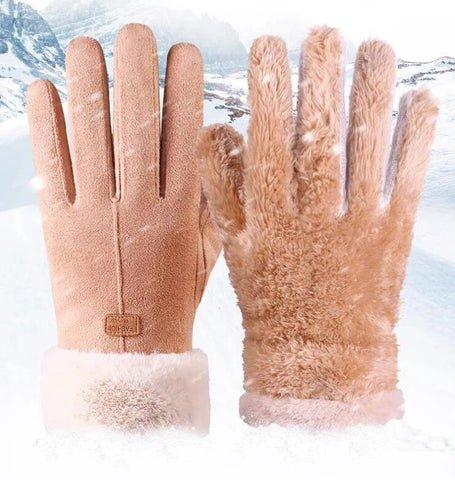 Fleece-Lined Winter Gloves