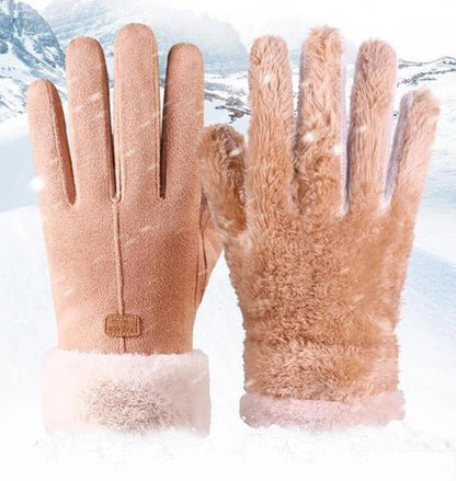 Fleece-Lined Winter Gloves