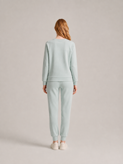 Women's Thermal Lounge Set — Fleece-Lined Sweatshirt & Joggers 8