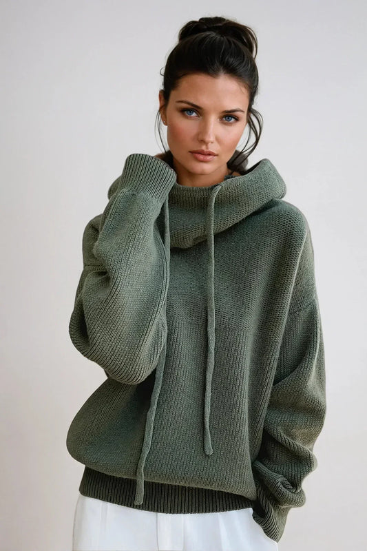 Elegant Turtleneck Sweater for Women — Relaxed Knit Fit 1