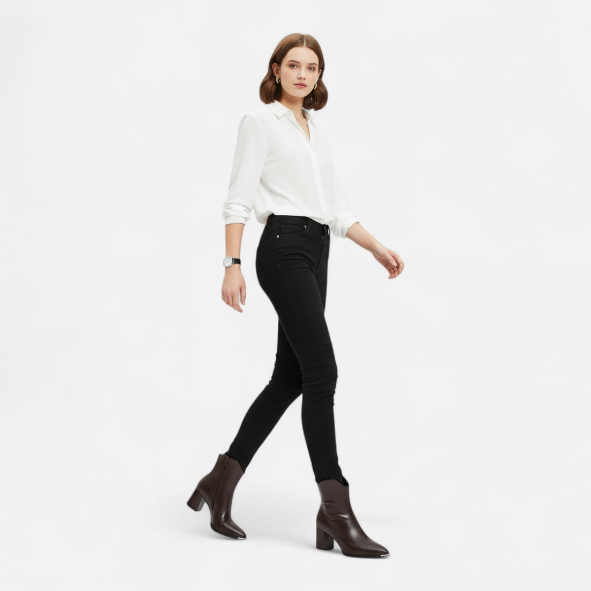 Women's Pointed-Toe Leather Chelsea Boots | Classic Style 2