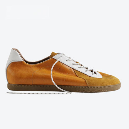 Women's Retro Hidden Heel Sneakers — Matte Low-Top Shoes 7