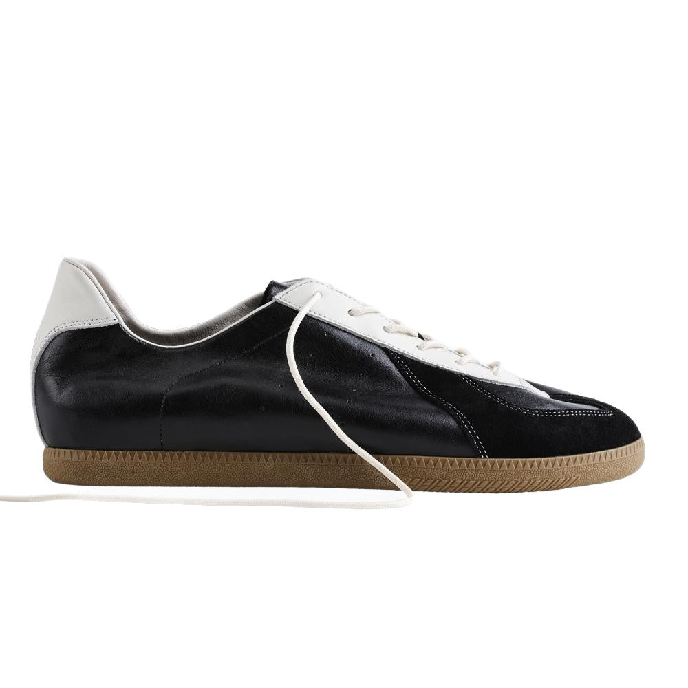 Women's Retro Hidden Heel Sneakers — Matte Low-Top Shoes 6