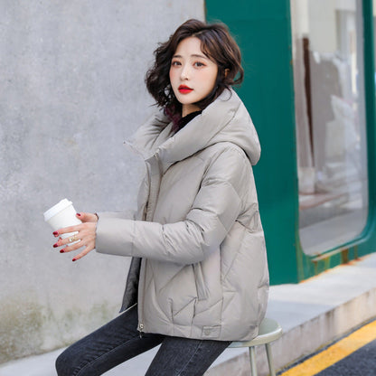 Women's Quilted Hooded Puffer Jacket — Relaxed Fit Coat 11
