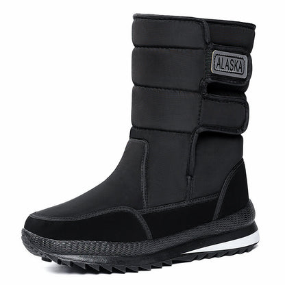 Fleece-Lined High-Top Snow Boots — Waterproof Slip-On 5