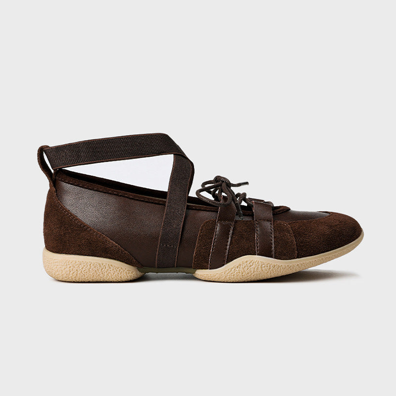 Cross-Strap Mary Jane Ballet Flat — Minimalist Women's Shoe 3