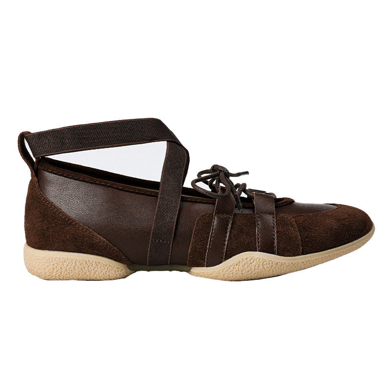 Cross-Strap Mary Jane Ballet Flat — Minimalist Women's Shoe 5