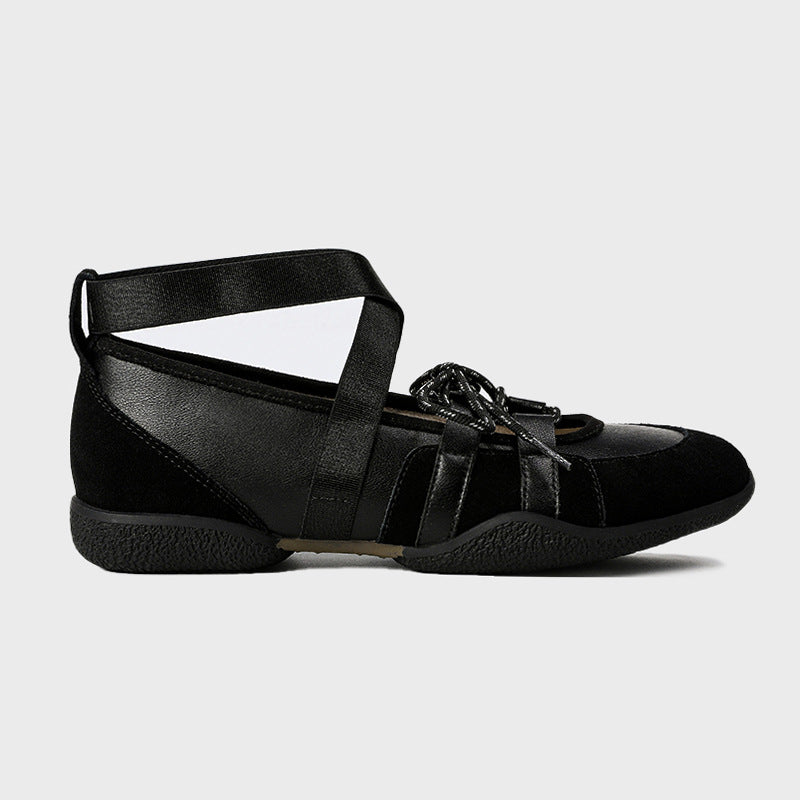 Cross-Strap Mary Jane Ballet Flat — Minimalist Women's Shoe 4