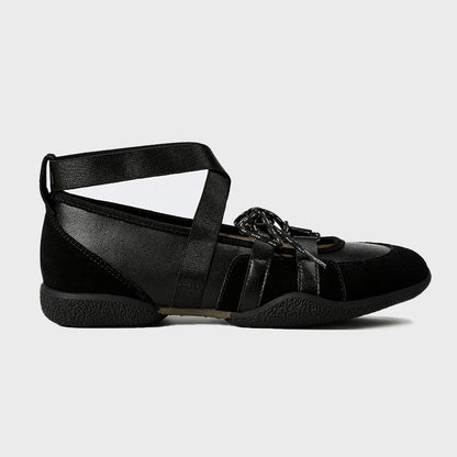 Cross-Strap Mary Jane Ballet Flat — Minimalist Women's Shoe 4