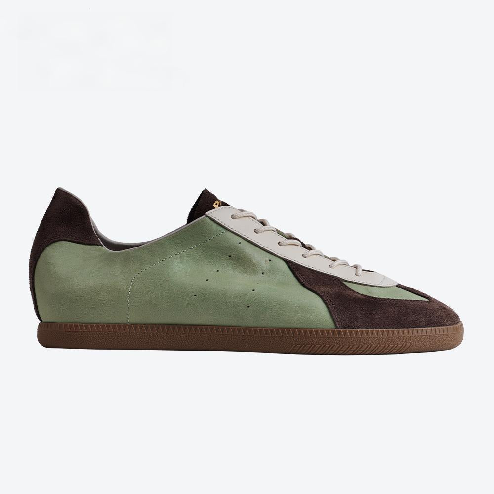 Women's Retro Hidden Heel Sneakers — Matte Low-Top Shoes 8