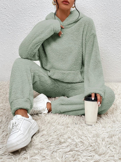 Women's Fleece Lounge Set — Oversized Hoodie & Joggers 2