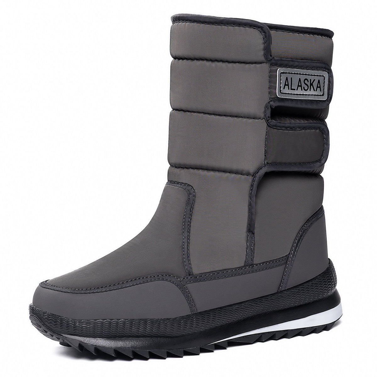 Fleece-Lined High-Top Snow Boots — Waterproof Slip-On 3