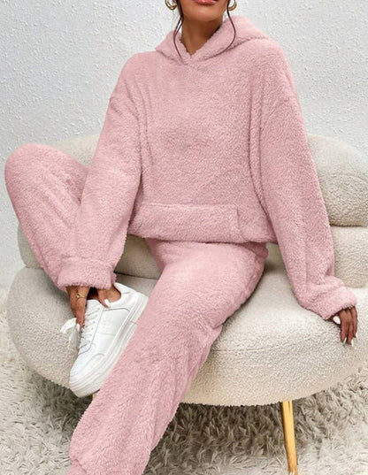 Women's Fleece Lounge Set — Oversized Hoodie & Joggers 5