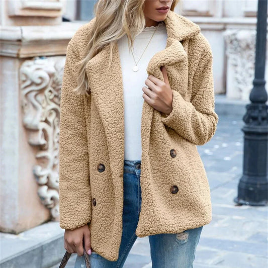 Aveline Fleece Coat — Soft & Chic Women's Outerwear 1