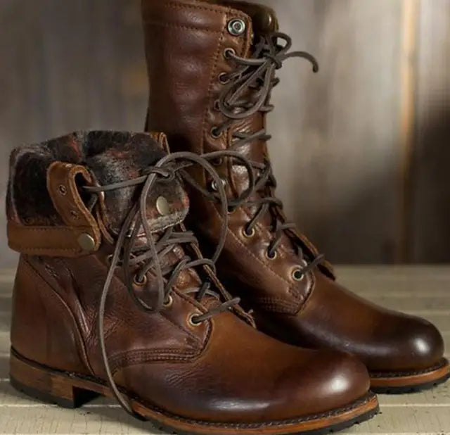 Women's Leather Boots – Flexible Fit & All-Day Comfort 1