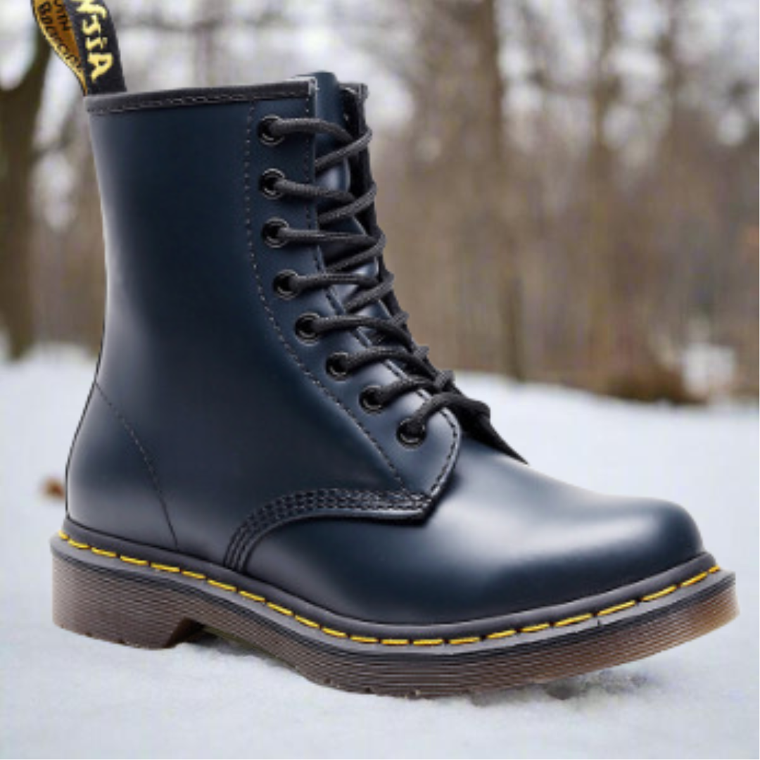 Marten Unisex genuine leather Lace-Up Boot — 7 Colours 11