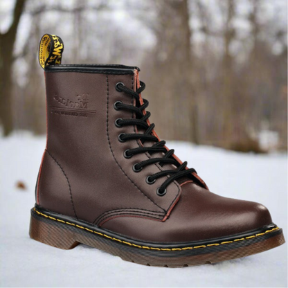 Marten Unisex genuine leather Lace-Up Boot — 7 Colours 10