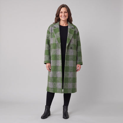Women's Oversized Longline Winter Coat – Soft Brushed Warm 4