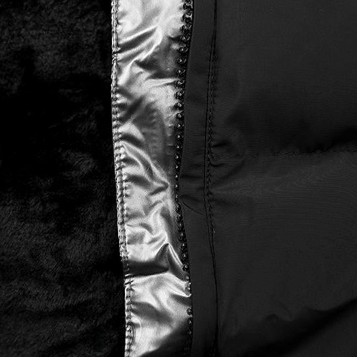 Women's Long Puffer Jacket — Waterproof Faux Fur Lining 5