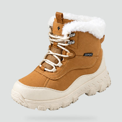 Women's Waterproof Winter Boots — Fur Collar Anti-Slip Sole 1