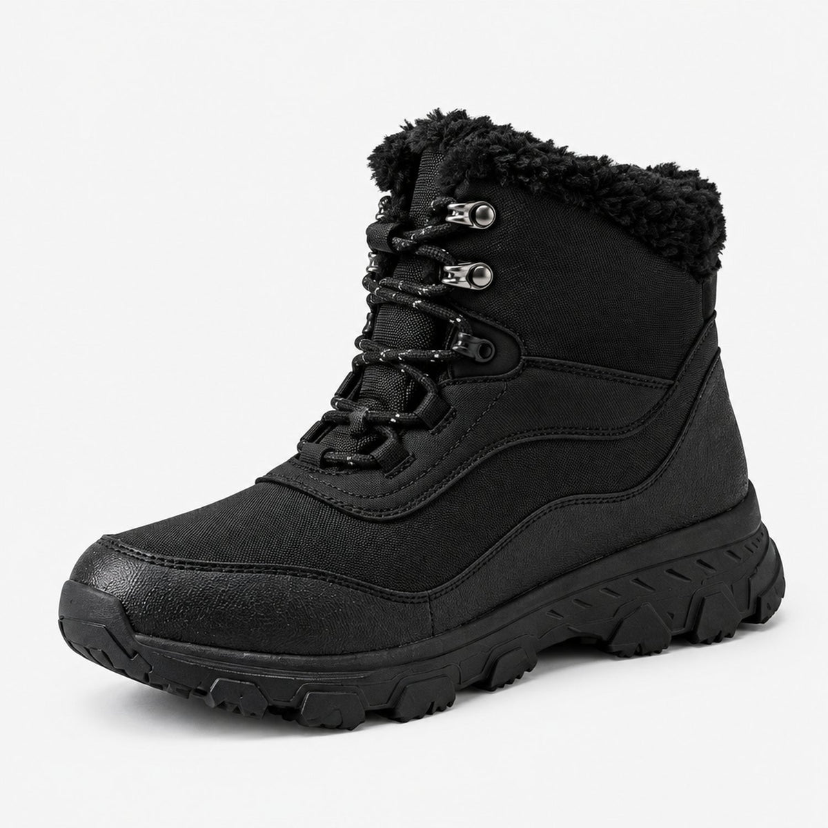 Women's Waterproof Winter Boots — Fur Collar Anti-Slip Sole 3
