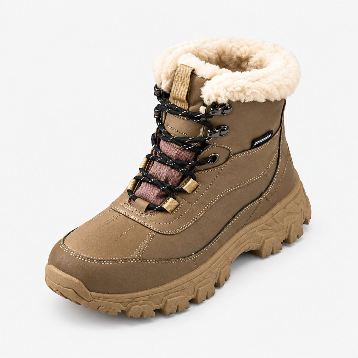 Women's Waterproof Winter Boots — Fur Collar Anti-Slip Sole 4