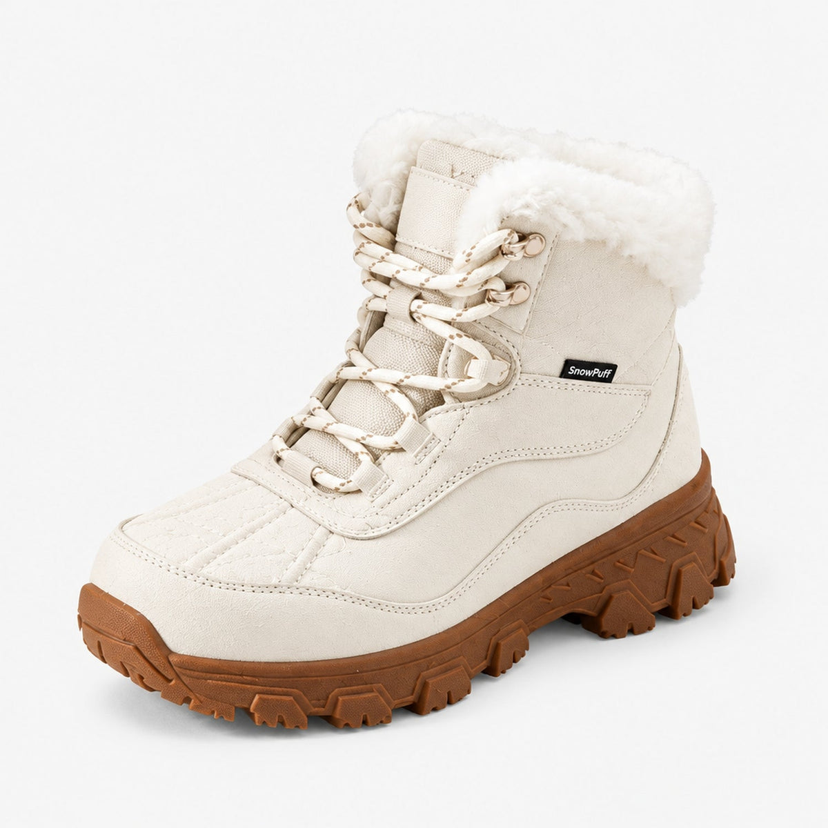 Women's Waterproof Winter Boots — Fur Collar Anti-Slip Sole 8