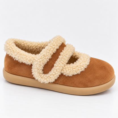 Danica Warm Faux-Fur Suede Slippers for Women 1