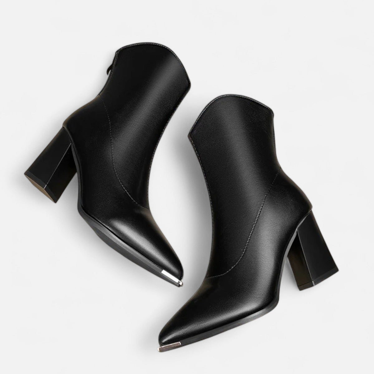 Women's Pointed-Toe Leather Chelsea Boots | Classic Style 3