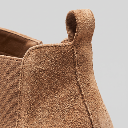 Alexia Platform Chelsea Ankle Boots — Women's Suede-Touch 6