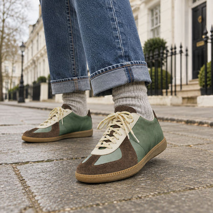 Women's Retro Hidden Heel Sneakers — Matte Low-Top Shoes 4