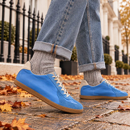Women's Retro Hidden Heel Sneakers — Matte Low-Top Shoes 5