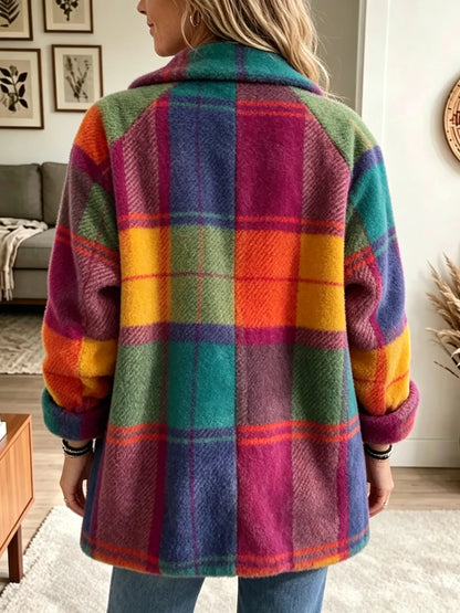 Cozy Plaid Jacket – Soft Brushed Relaxed Fit Layer 5