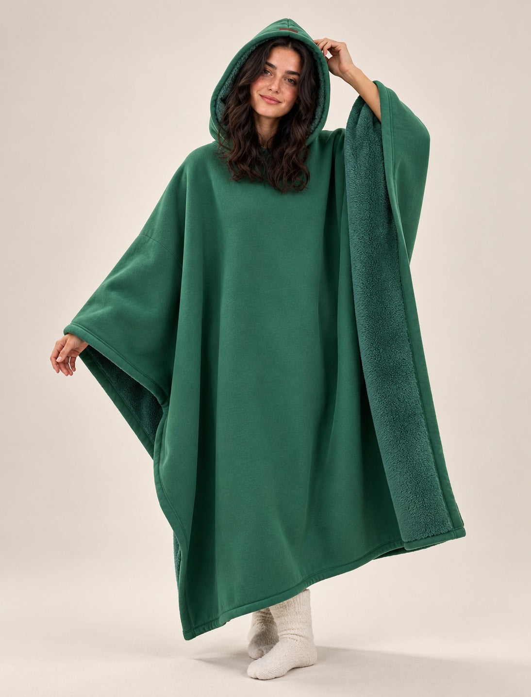 Oversized Hoodie Blanket with Hood — Silky Soft & Cozy