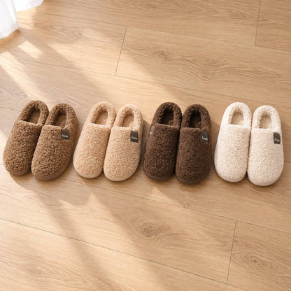 Plush Fleece Indoor Slippers — Non-Slip TPR Sole 2