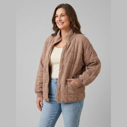 Timber Oversized Mid-Season Coat — Lightweight Women's Coat 4