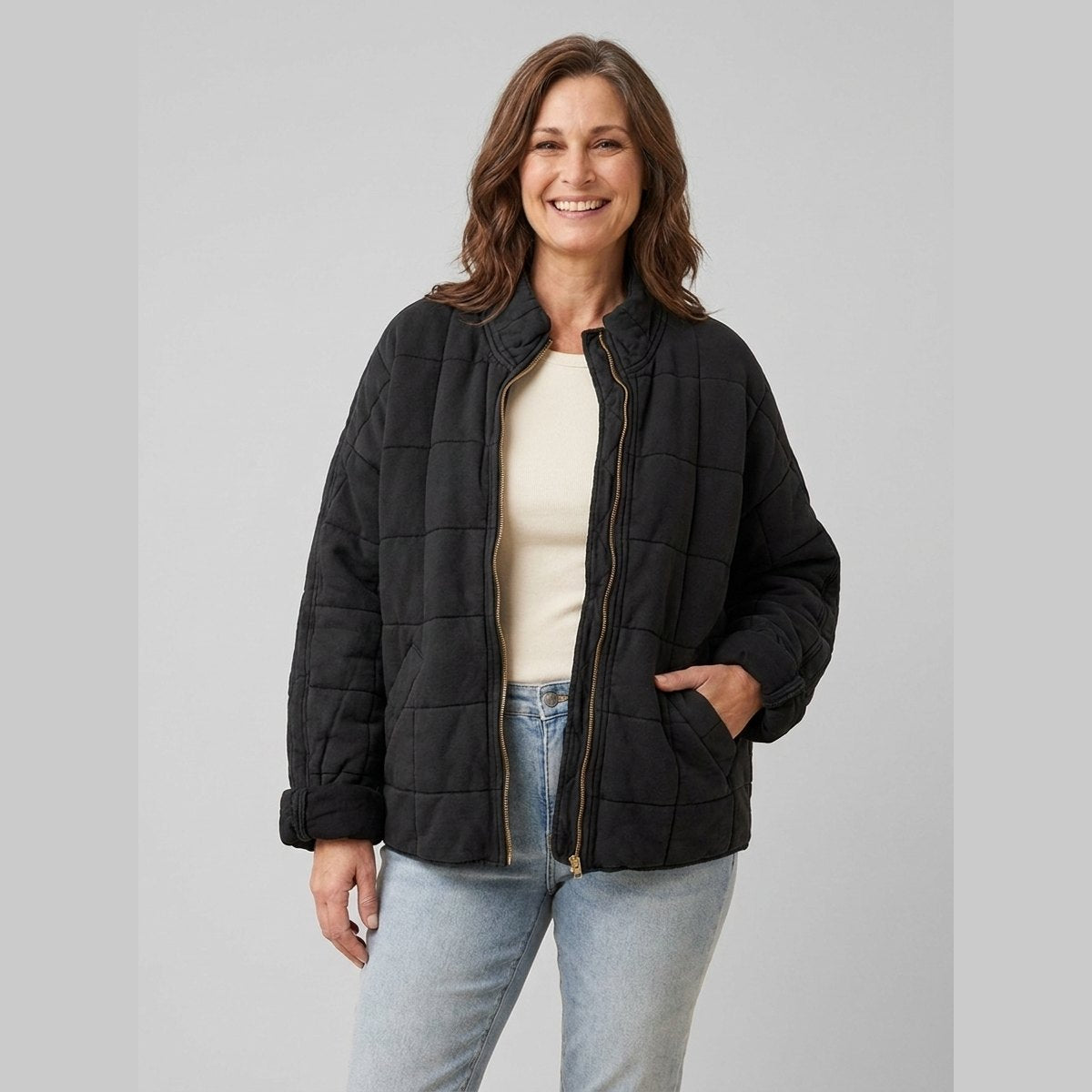 Timber Oversized Mid-Season Coat — Lightweight Women's Coat 2