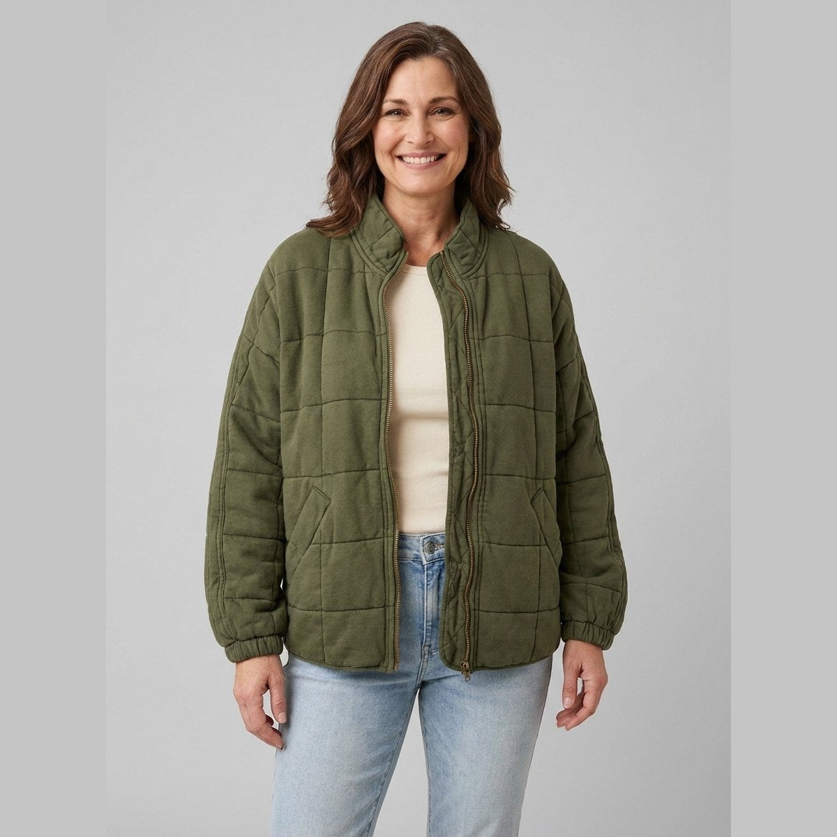 Timber Oversized Mid-Season Coat — Lightweight Women's Coat 1