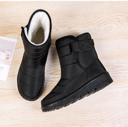 Fleece-Lined Winter Ankle Boots — Buckle & Lug Sole 5