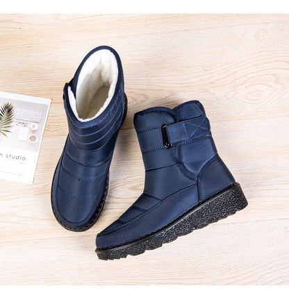 Fleece-Lined Winter Ankle Boots — Buckle & Lug Sole 4